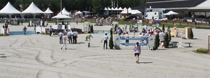 Også ved det store internationale stævne, Drammen Horseshow har man valgt at lægge en Walber Supreme Surface